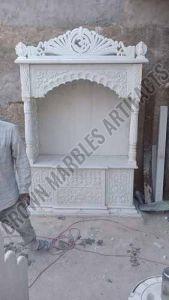 Pooja Room White Marble Temple