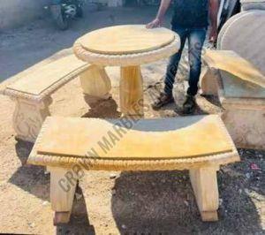 Sandstone Garden Bench