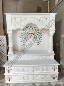 6 Feet Antique Home Marble Temple