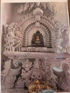 6 Feet Antique Home Marble Temple