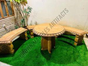 Sandstone Garden Sofa