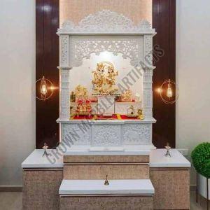 7 Feet Indoor Carved White Marble Temple