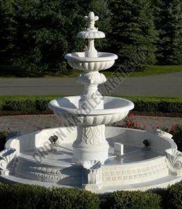 White Garden Marble Fountain