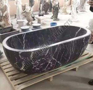 Black Marble Stone Bathtub