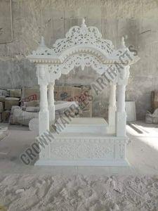 Indoor White Makrana Marble Temple
