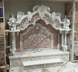 Indoor White Marble Temple