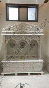 9 Feet Inlay White Marble Temple