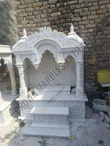 6 Feet Marble Carved Temple