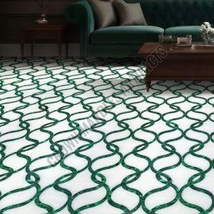 26mm Marble Inlay Flooring Service