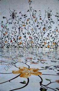 18mm Marble Inlay Flooring Service