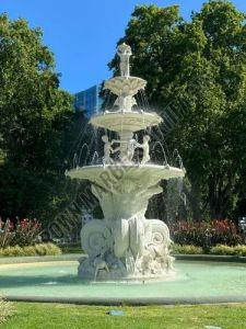 White Marble Fountain