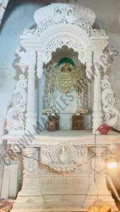 White Carved Marble Temple