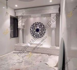 Indoor White Marble Temple