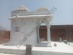White Marble Outdoor Temple