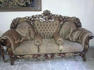 Grand Wooden Maharaja Sofa Set