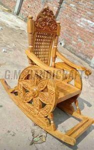 Modern Wooden King Rocking Chair