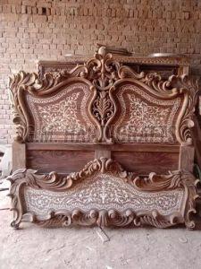 6x6.5 Feet Sheesham Wood King Size Bed