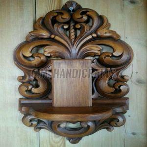 Handmade Decorative Wooden Wall Shelf