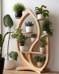 Decorative Wooden Planter Stand