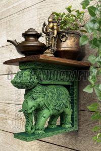 Decorative Wooden Wall Bracket Shelf