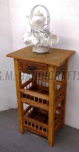 Wooden Kitchen Table Rack