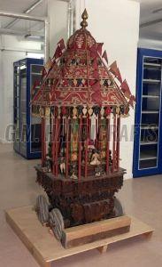 Handmade Wooden Temple Chariot