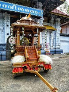 Handmade Wooden Temple Chariot