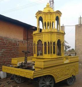 Teak Wood Wooden Temple Chariot