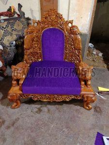 Wooden Guruji Maharaj Chair