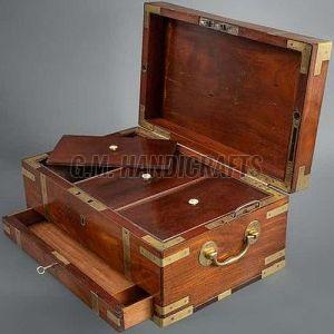 Sheesham Wood Antique Wooden Trunk