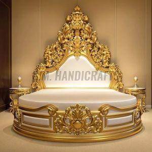 Teakwood Carved Luxury Double Bed