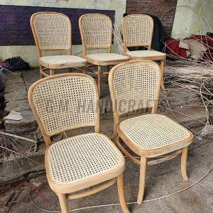 Wooden Cane Bistro Chair