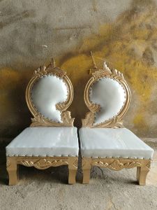 Golden Vedi Fiber Chair