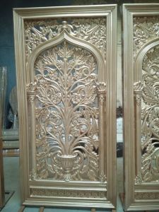 Golden Wedding Decorators Stage Backdrop