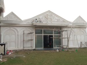 White GRC Wedding Gate