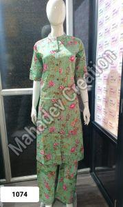 Ladies Boho Style Botanical Co-ord Set