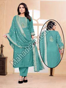 Ladies Fancy Embroidered Suit