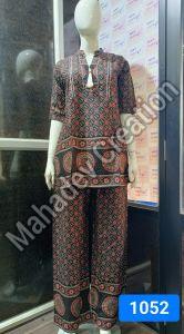 Ladies Ethnic Wear Tassel Co-ord Set