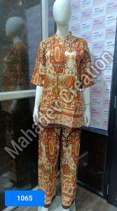 Ladies Fancy Printed Tunic Set