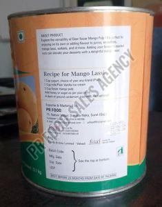 3.1 Kg Doer Natural Alphonso Mango Pulp