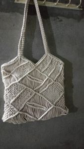 Trendy Macrame Sling Bag