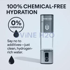 Hyperhydrogen Water Bottle Rose