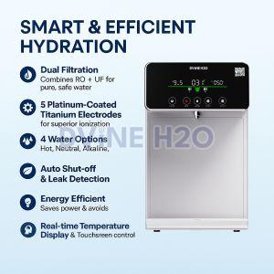 Crystal Alkaline Water Ionizer 5-plates Midnight