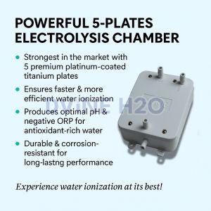 Crystal Alkaline Water Ionizer 5-plates Midnight
