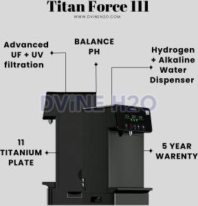 Titan Force 111 Semi-Commercial Alkaline Water Ionizer 11-plates Midnight