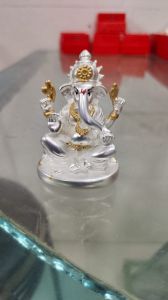 Sliver Ganesha Statue