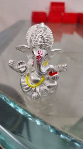 Sliver Ganesha Statue