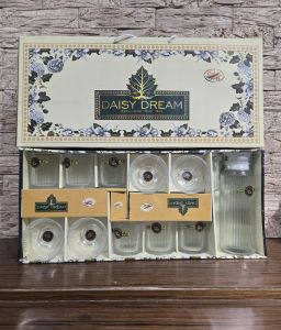 Gift Set with Glass Bowl and Jar