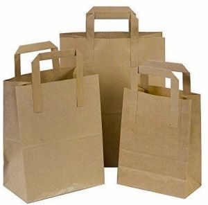 Brown Thick GSM Plain Paper Bag