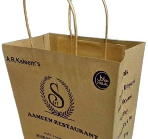 Restaurant Takeaway Printed Paper Bag